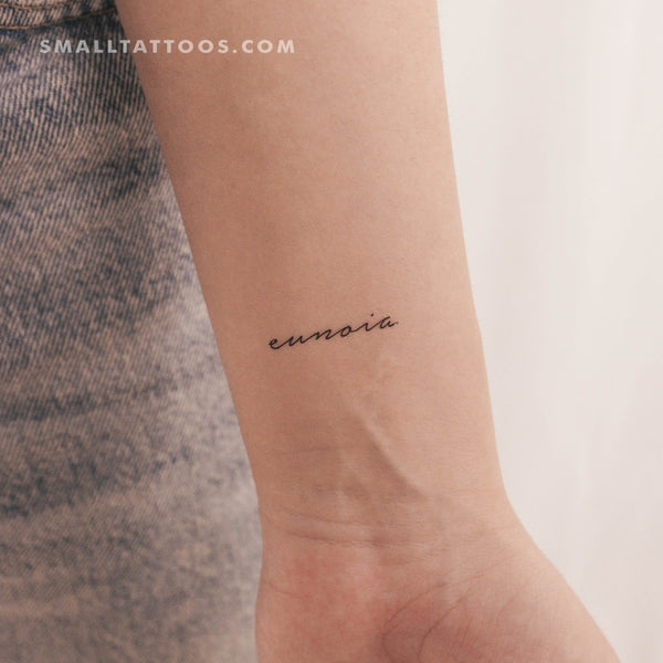 'Eunoia' Temporary Tattoo (Set of 3)