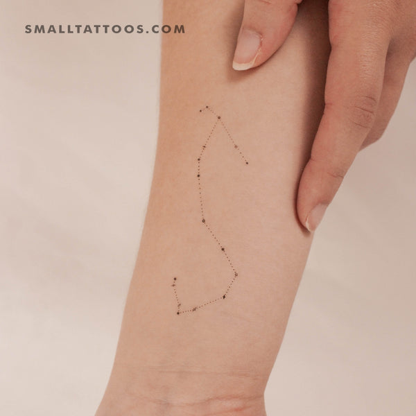 Scorpius Constellation Temporary Tattoo by Puntuak (Set of 3)