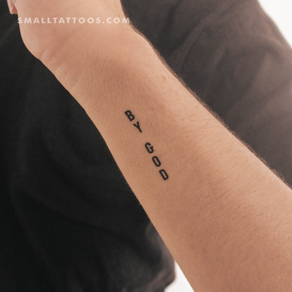 Tatuaje temporal de Dios (juego de 3)