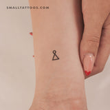 Learn Symbol Temporary Tattoo (Set of 3)