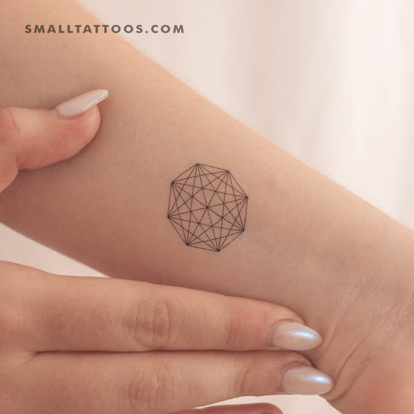 Octagon Matrix Temporary Tattoo (Set of 3)