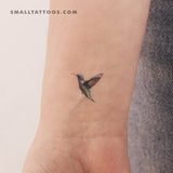 Realistic Hummingbird Temporary Tattoo (Set of 3)