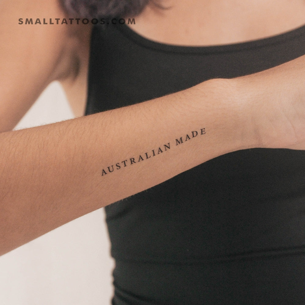 Tatuaje temporal de fabricación australiana (juego de 3)