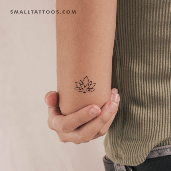 Lotus Hedgehog Temporary Tattoo (Set of 3)