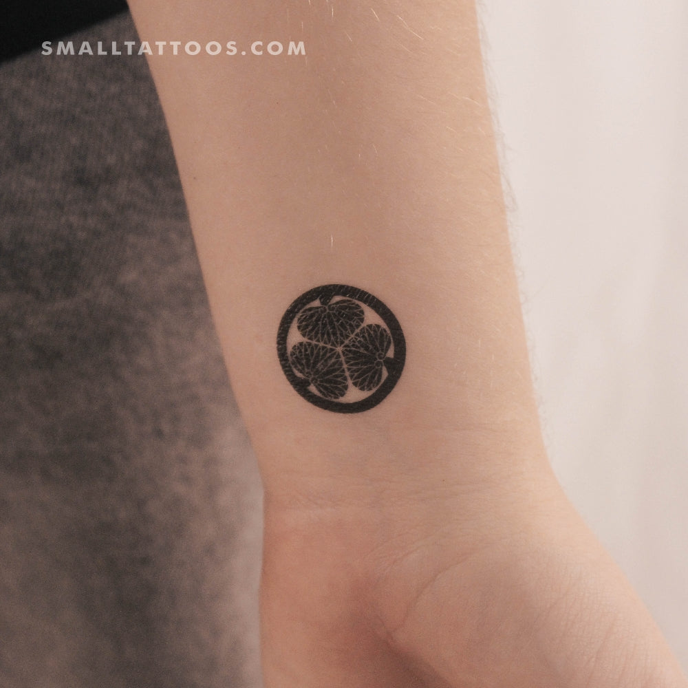 Tatuaje temporal de malvarrosa (juego de 3)