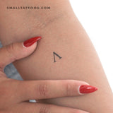 Uppercase Lambda Temporary Tattoo (Set of 3)