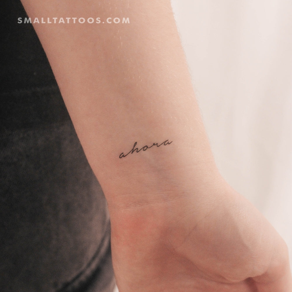 Tatuaje temporal Ahora (juego de 3)