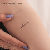 Ahora Temporary Tattoo (Set of 3)