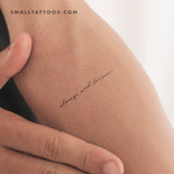 Always And Forever Temporary Tattoo (Set of 3)