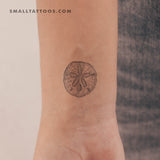 Sand Dollar Temporary Tattoo (Set of 3)