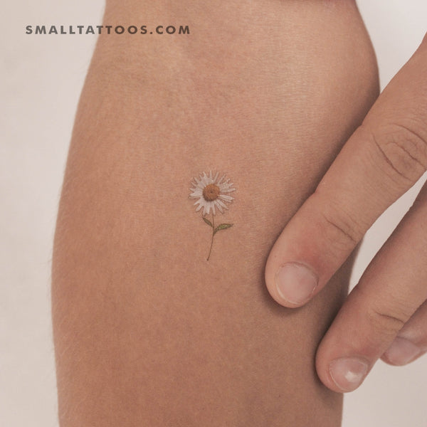 Small Daisy Temporary Tattoo (Set of 3)