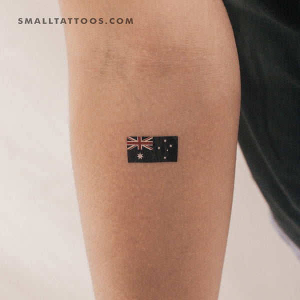 Australia Flag Temporary Tattoo - Set of 3