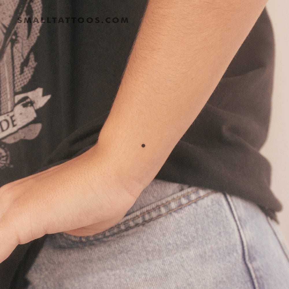 Tatuaje temporal de código Morse E (juego de 3)