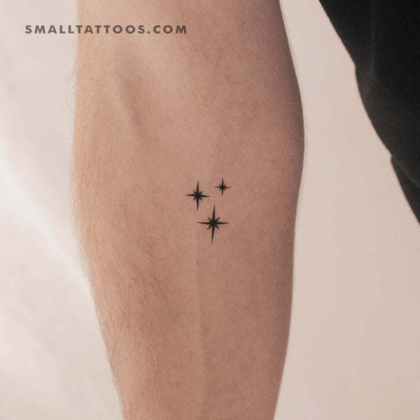 Small Stardust/Sparkle Temporary Tattoo (Set of 3)