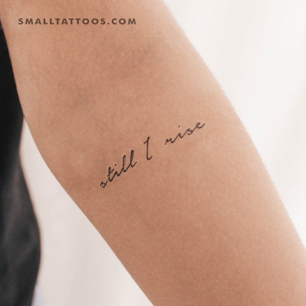 Still I Rise Temporary Tattoo (Set of 3)