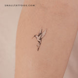 Flying Hummingbird Temporary Tattoo (Set of 3)