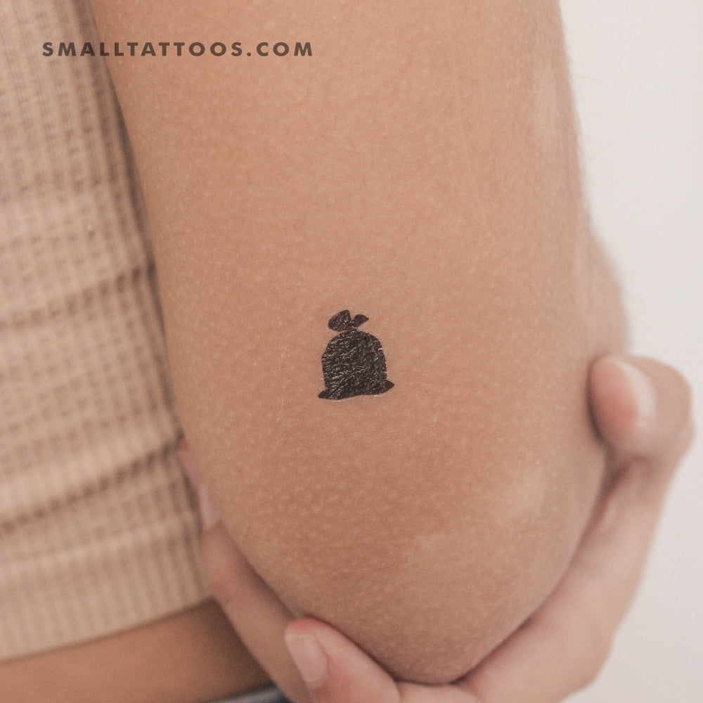 Tatuaje temporal de bolsa de basura (juego de 3)