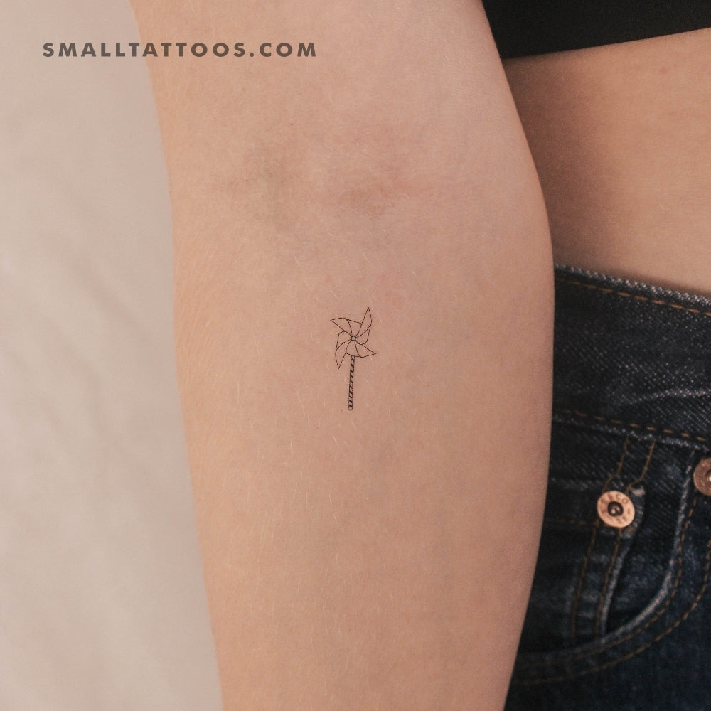 Tatuaje temporal de molinete (juego de 3)