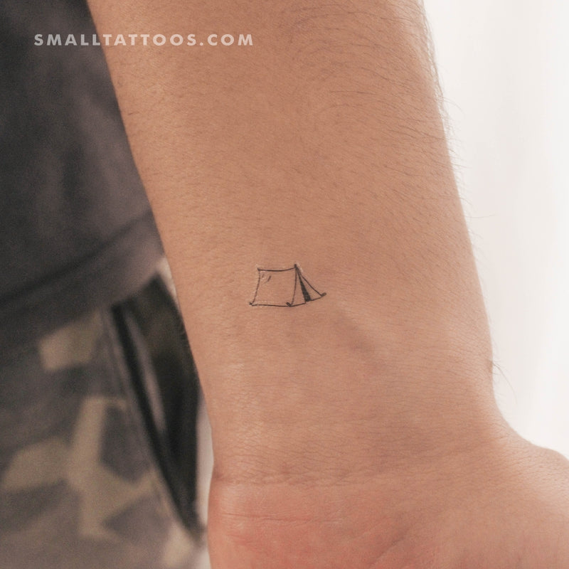 tattoo tent Camping Tent Temporary Tattoo (Set of 3)