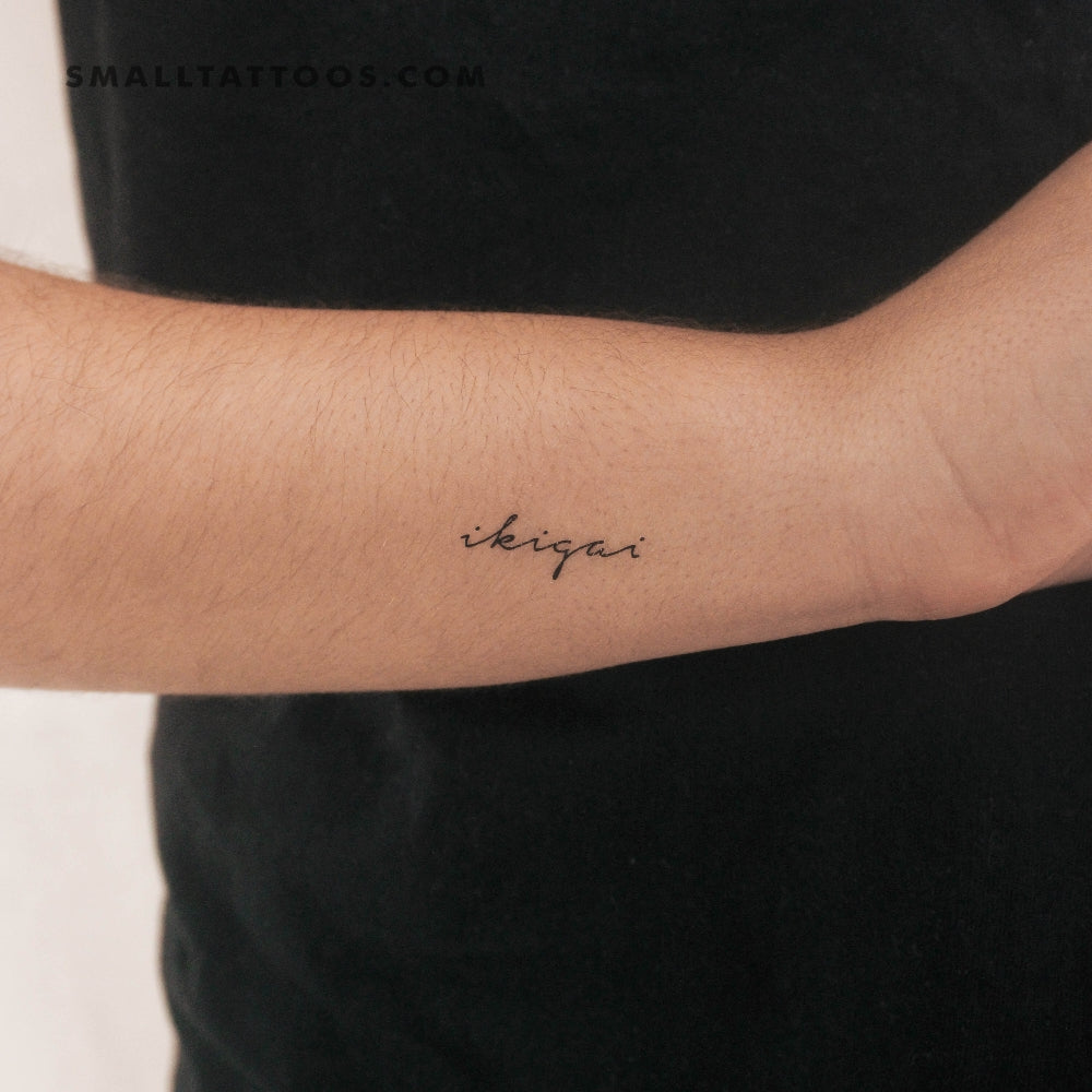 Tatuaje temporal Ikigai (juego de 3)