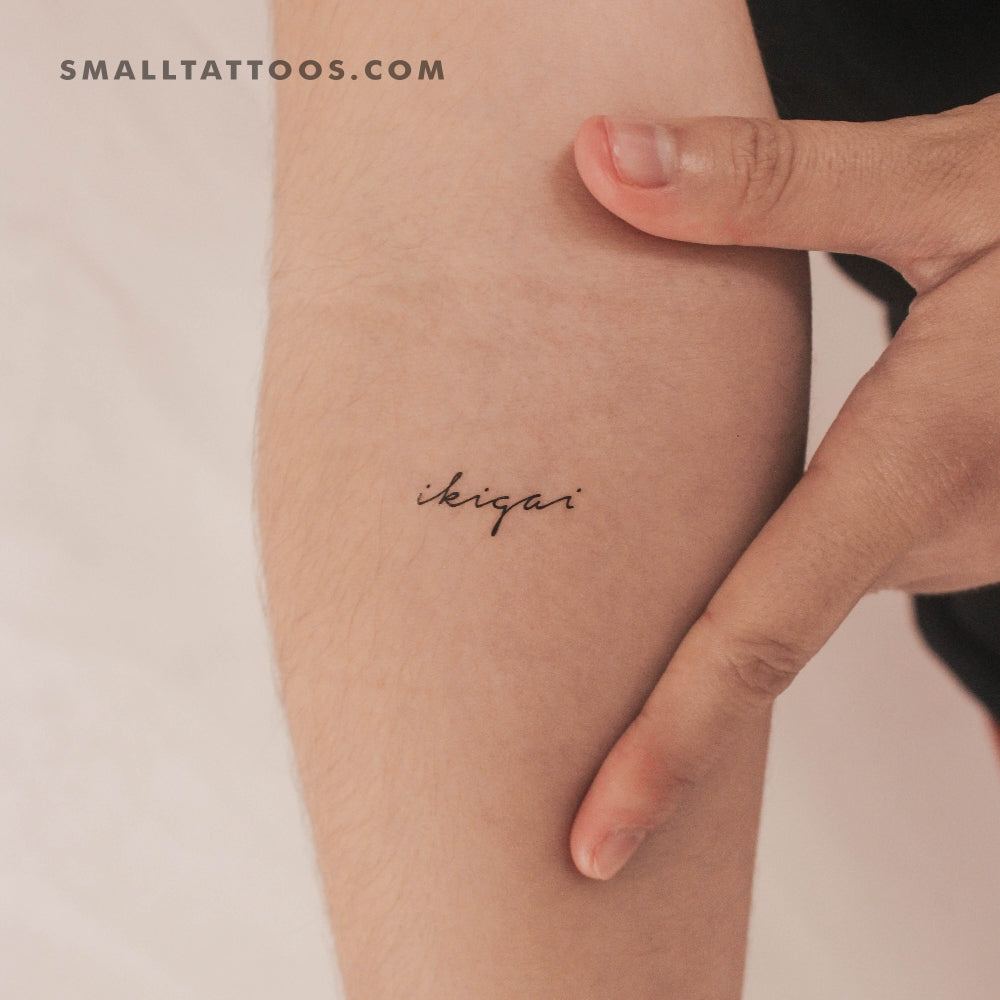 Tatuaje temporal Ikigai (juego de 3)