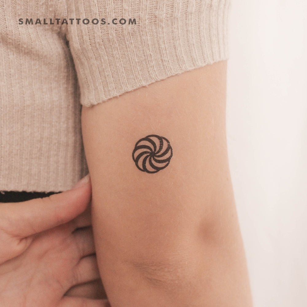Tatuaje temporal del símbolo armenio de la eternidad (juego de 3)