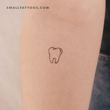 Little Tooth Temporary Tattoo (Set of 3)