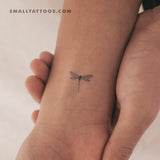 Purple Dragonfly Temporary Tattoo (Set of 3)