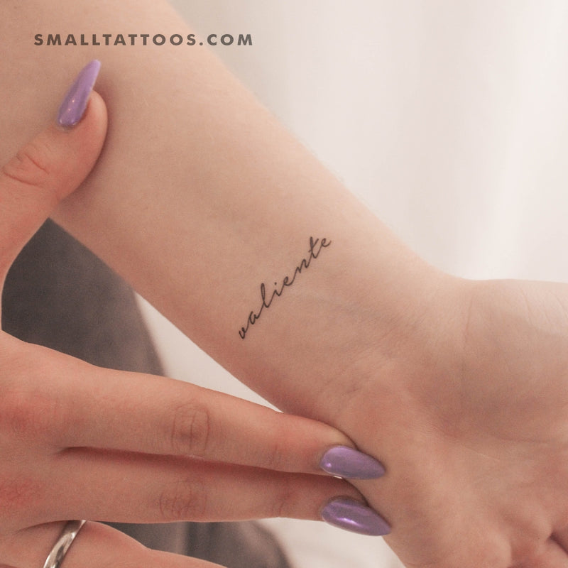 Valiente Temporary Tattoo (Set of 3)