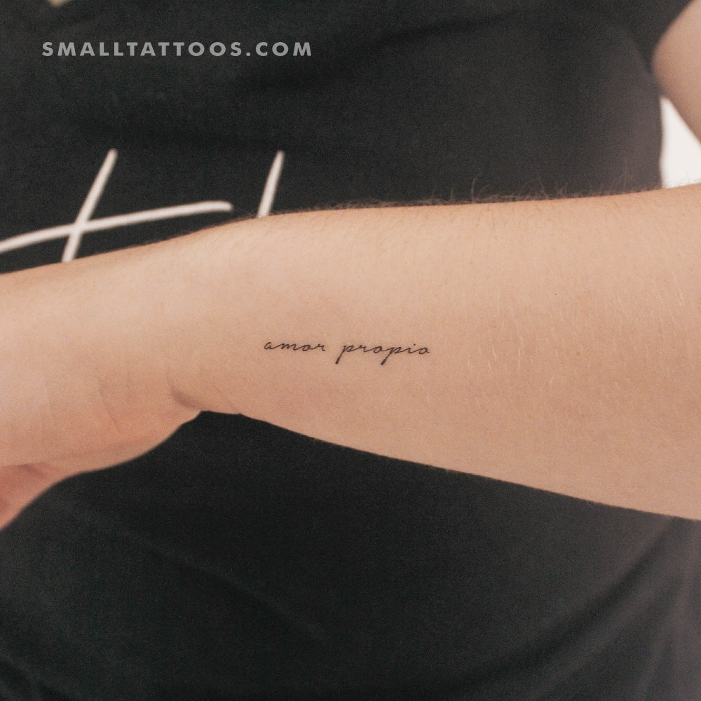 Tatuaje temporal "Amor Propio" (juego de 3)