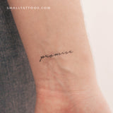 Promise Temporary Tattoo (Set of 3)