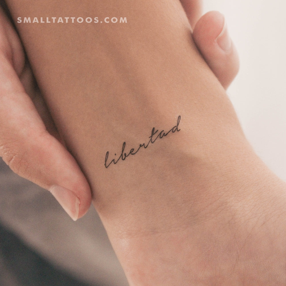 Tatuaje temporal Libertad (juego de 3)