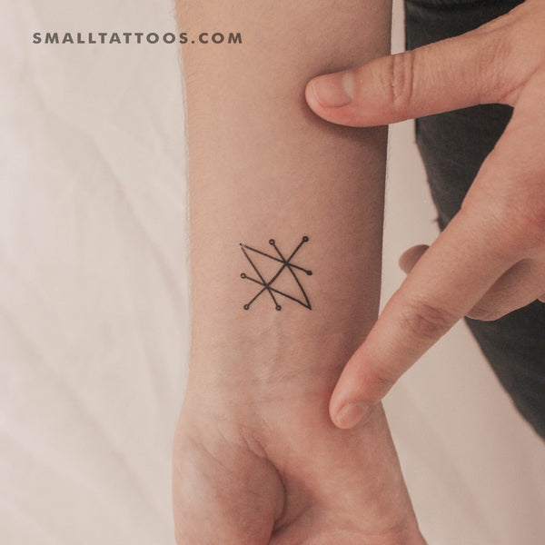 Sigil Of Saturn Temporary Tattoo (Set of 3)