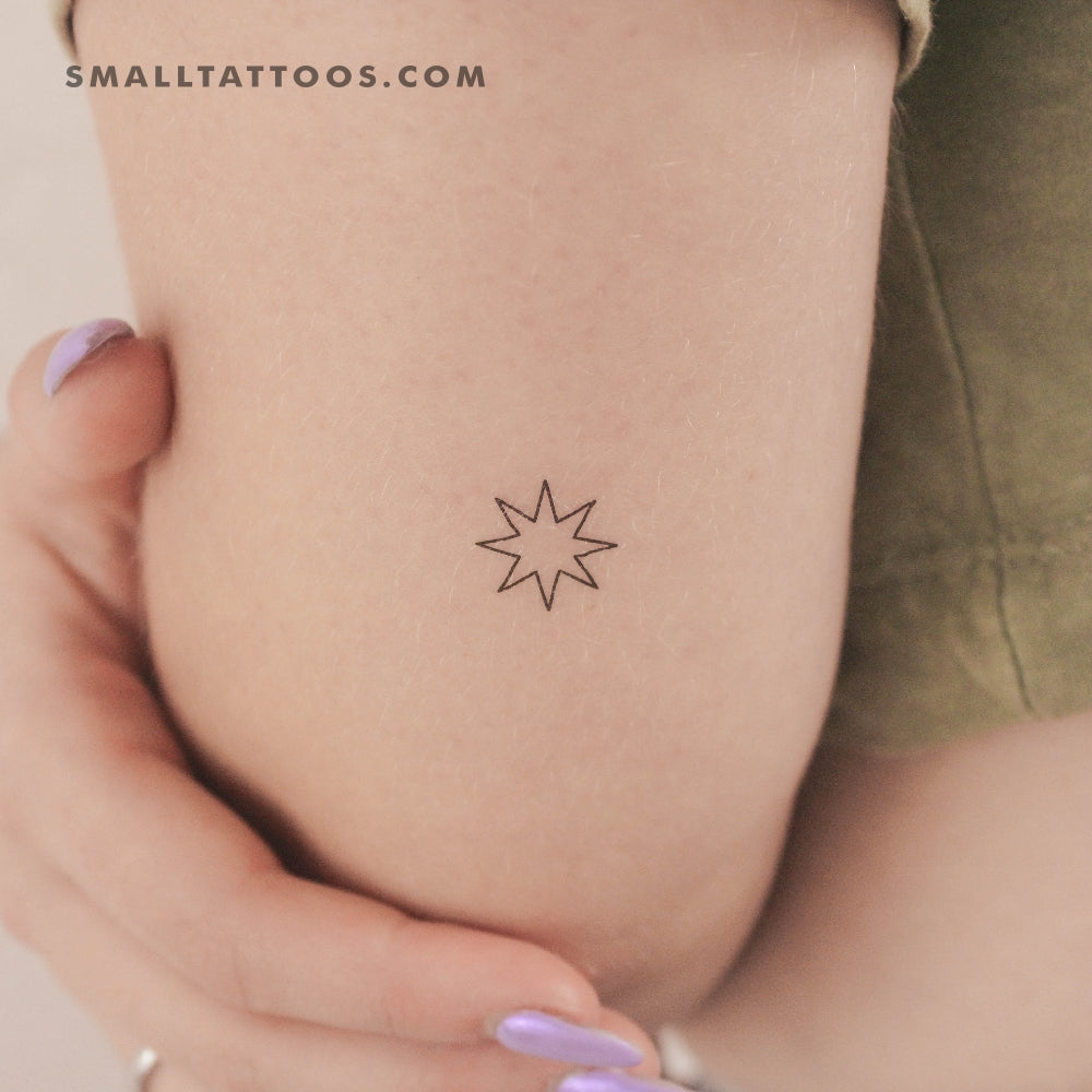 Tatuaje temporal de la estrella de Ishtar (juego de 3)