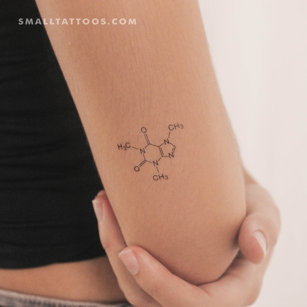 Caffeine Temporary Tattoo (Set of 3)