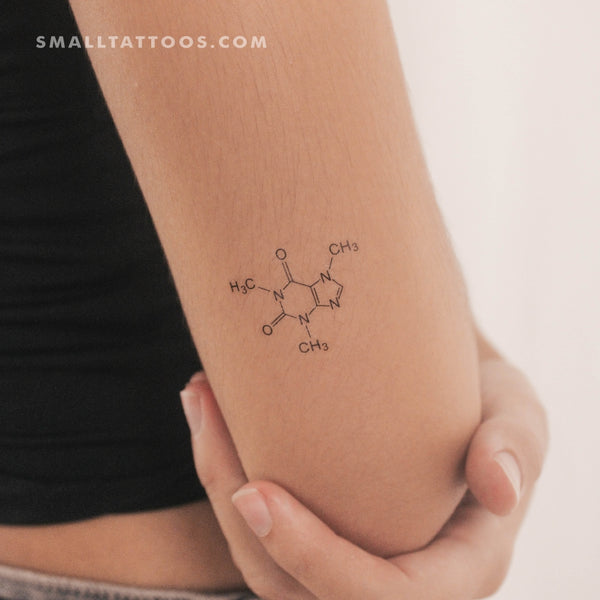 Caffeine Temporary Tattoo (Set of 3)