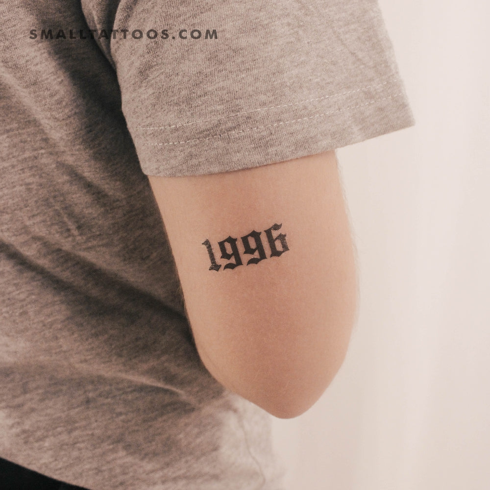 Tatuaje temporal gótico de 1996 (juego de 3)