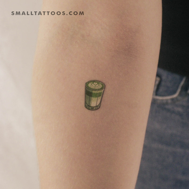 Matcha Latte Temporary Tattoo (Set of 3)