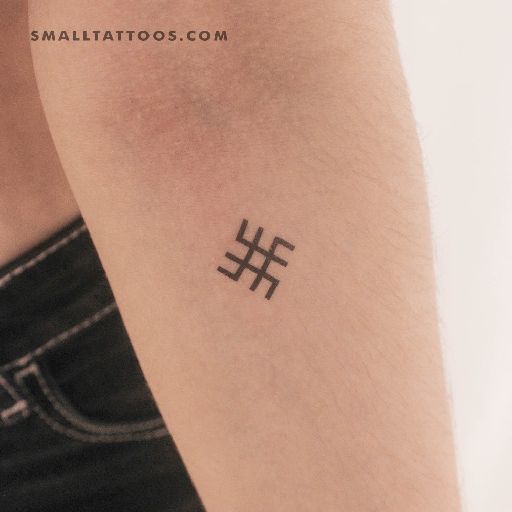 Tatuaje temporal de Svarog (juego de 3)