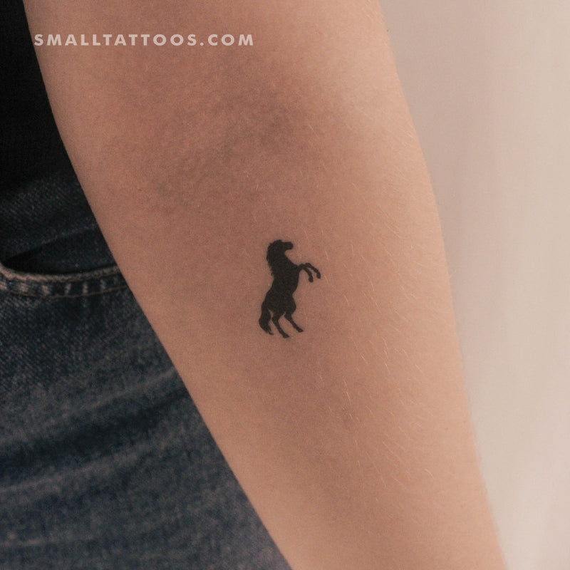 Standing Stallion Temporary Tattoo (Set of 3)