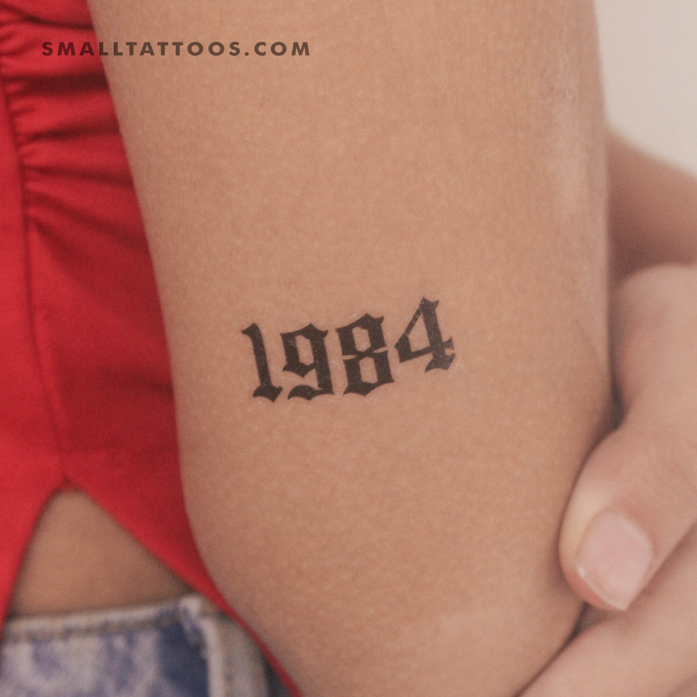 Tatuaje temporal gótico de 1984 (juego de 3)