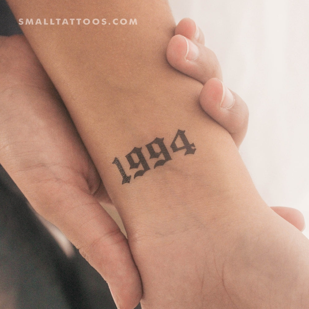 Tatuaje temporal gótico de 1994 (juego de 3)