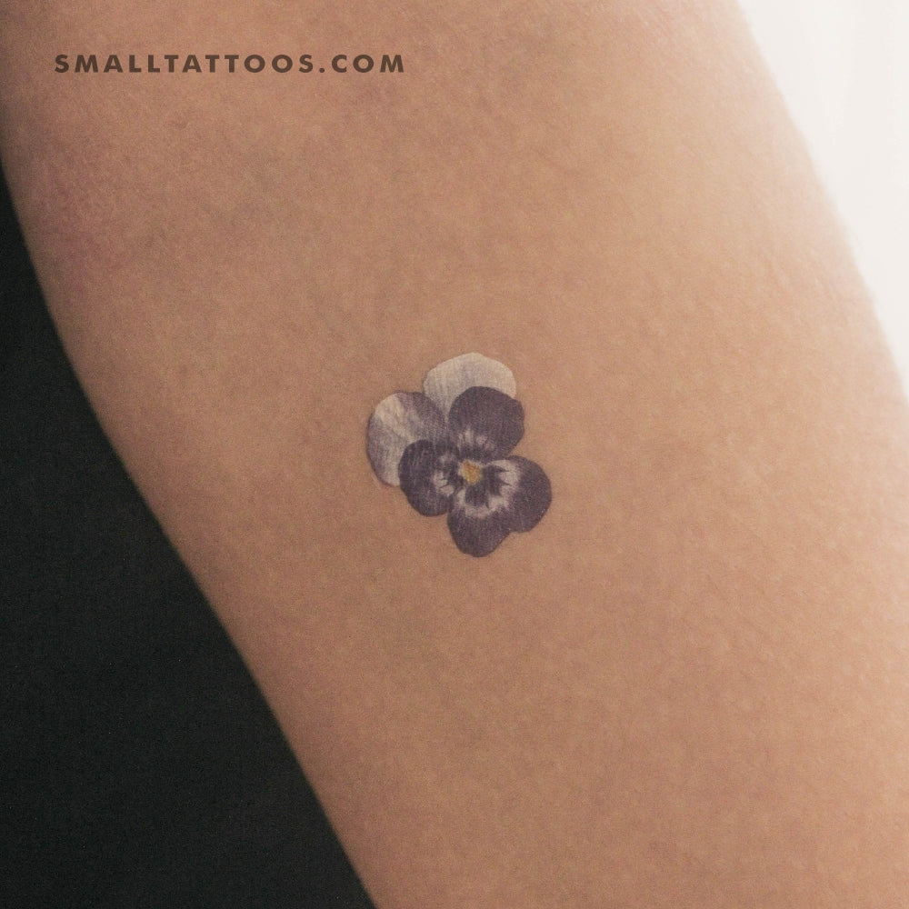 Tatuaje temporal de pensamiento azul (juego de 3)