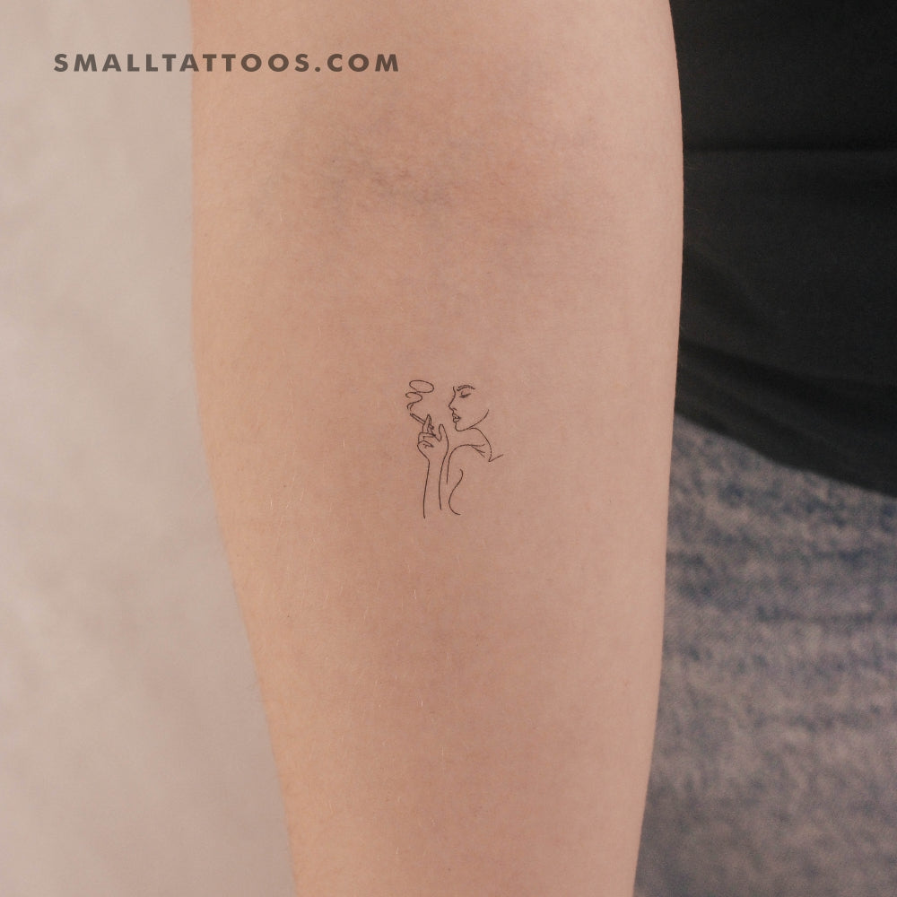 Tatuaje temporal de fumador (juego de 3)