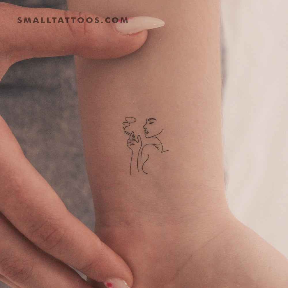 Tatuaje temporal de fumador (juego de 3)