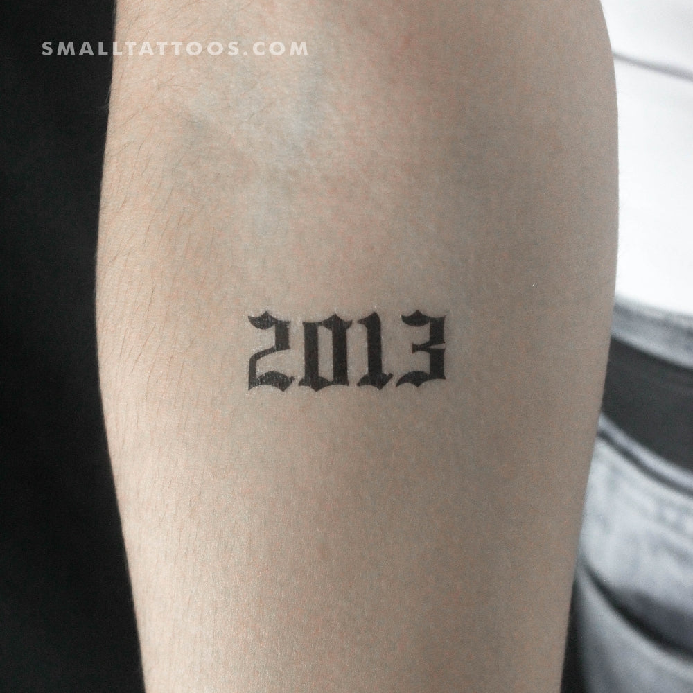 Tatuaje temporal gótico 2013 (juego de 3)