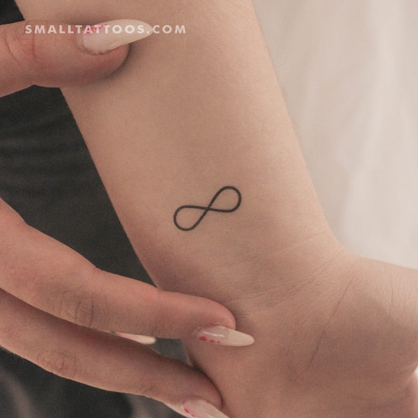 Bold Infinity Symbol Temporary Tattoo (Set of 3)