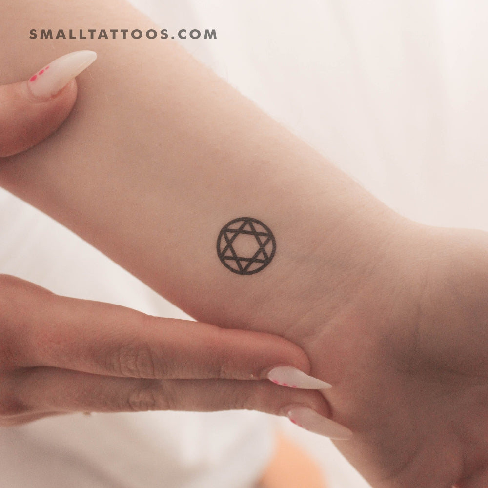 Tatuaje temporal del Sello de Salomón (juego de 3)