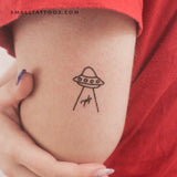 Alien Abduction Temporary Tattoo (Set of 3)