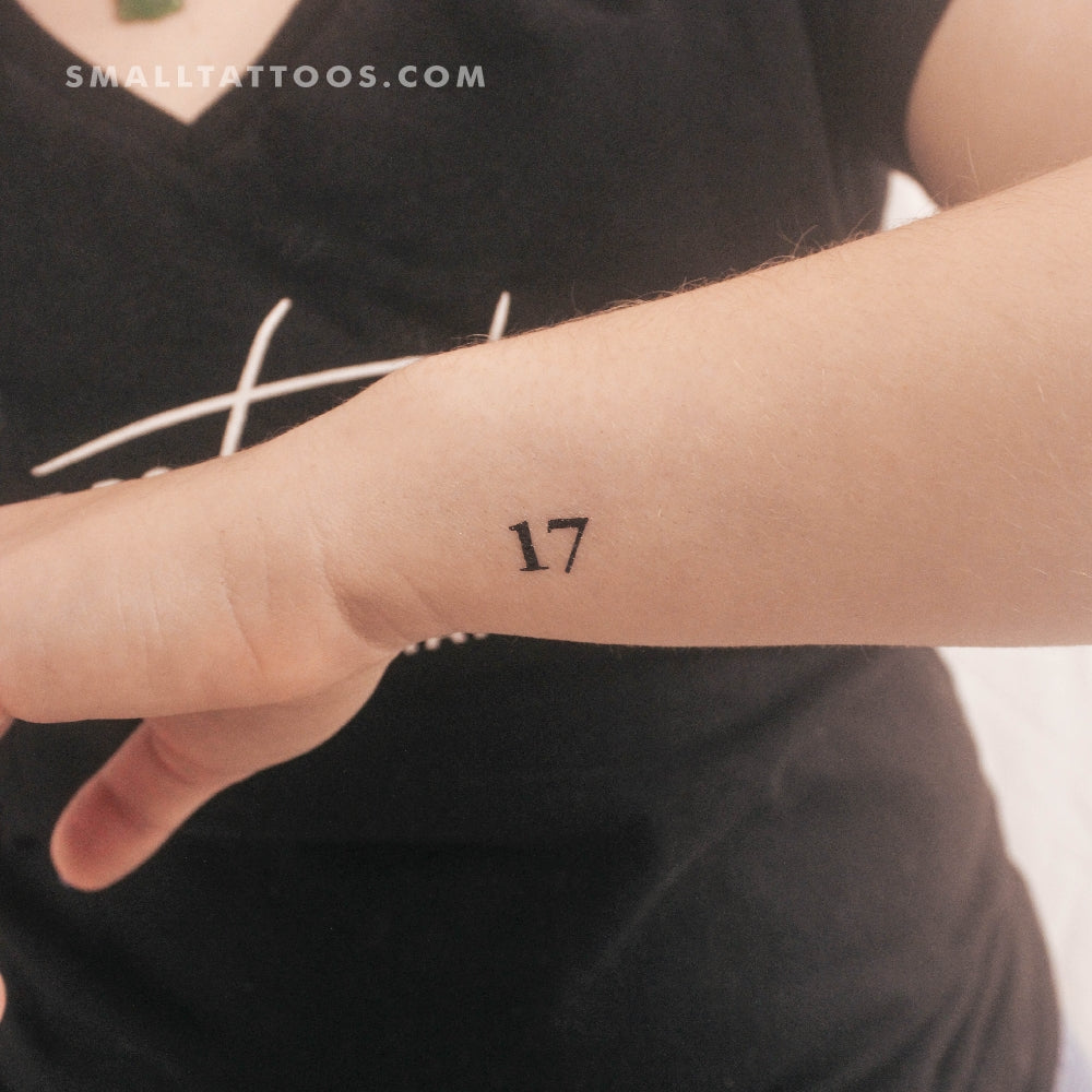 17 tatuajes temporales (juego de 3)